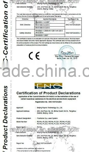 Birth Mark Removal RoHs Approval Professional Salon Beauty Machine CO2 Fractional Laser 0.1-2.6mm photo-6