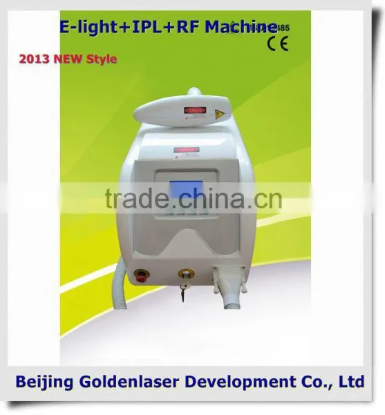 2013 New Design E-light+IPL+RF Machine Tattooing Beauty Machine Disposable Products in the Fields of Hospital