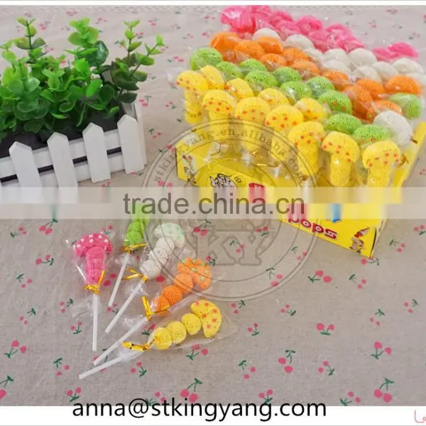 Yummy Mushroom Shape Soft Chewy Lollipop photo-2