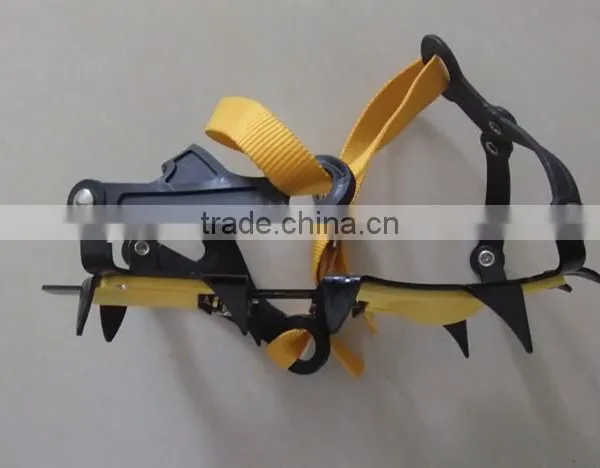 Mountain Climbing,Hiking,Walking Antislip Shoes Cover Snow and Ice Shoes Spikes Good Tpr Ice Shoe Crampons photo-5