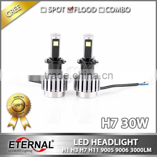 High Power H1 H3 H4 H7 H11 9005 9006 Led Led Headlight Car Automotive Powersports Truck Off-road Vehicles Led Kit photo-2