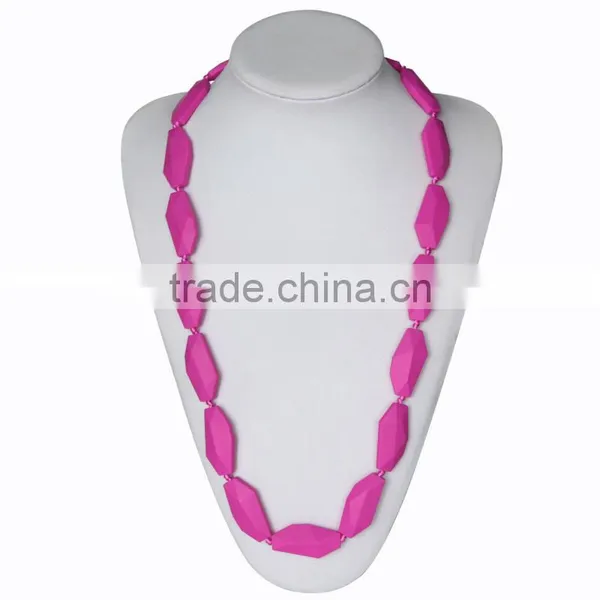 2016 Silicone Necklace Necklaces Have a Breakaway Clasp Champagne Colors for You Choice Silicone Non-toxic Necklaces photo-3
