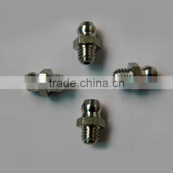 Clear Zinc Good Quality Steel Grease Nipple 1/4"-28UNF Straight photo-5