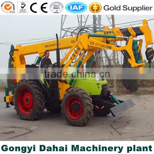 Hydraulic Pole Hole Pile Driving Machine Earth Hole Driving Equipment photo-2