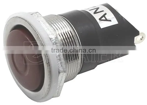 AN24-H OFF-(ON) SPST 2 PIN 20MM Push Button Switch photo-2
