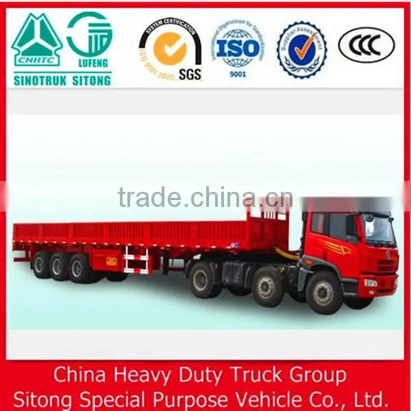 Cargo Lock Truck Side Wall Trailer for Transport Sand and Stone photo-2