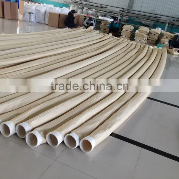 High Temperature Resistant Aramid Dust Collector Filter Bag for Cement Industry photo-2