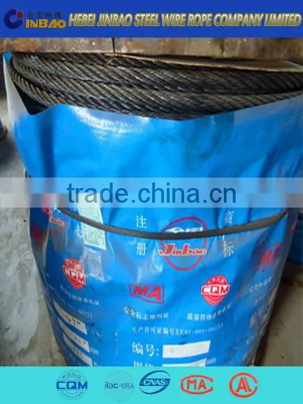 ASTM, GB, BS,DIN,JIS, AISI Non-alloy Steel Wire Rope Ungalvanized photo-2