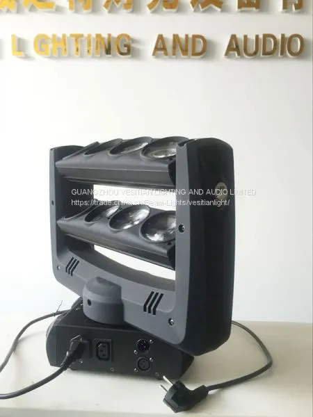 2015 China Professional 8*10w Full Color Double Line Spider Beam Light 8 Eye LED Spider Moving Head photo-5
