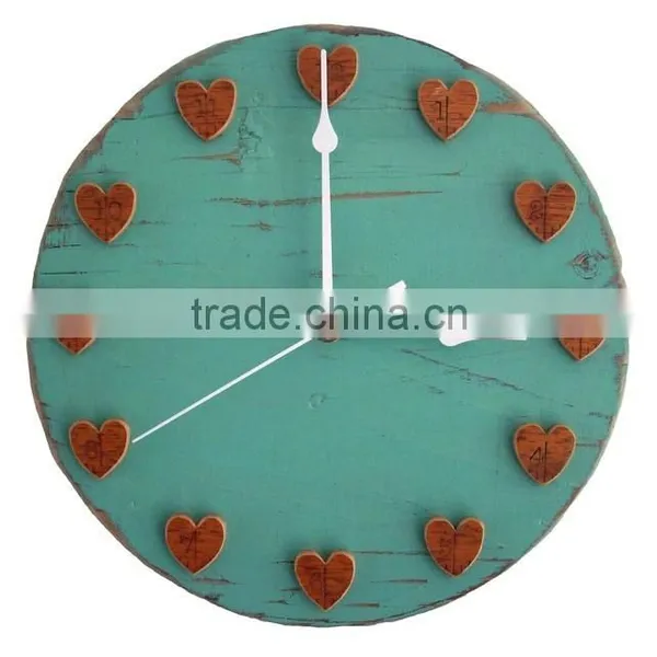 Wooden Vintage Painting Wall Clock photo-6