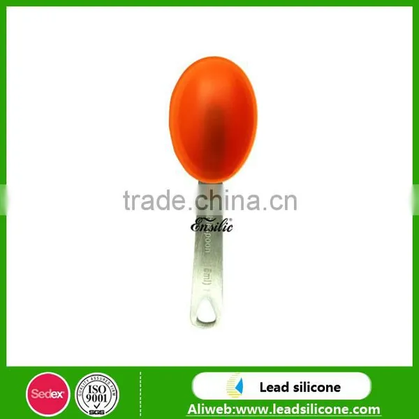 Multifunction Silicone Kitchen Utensil/ Different Volume 15ml, 7.5ml, 5ml, 2.5ml,1.25ml Silicone Measuring Spoon photo-2