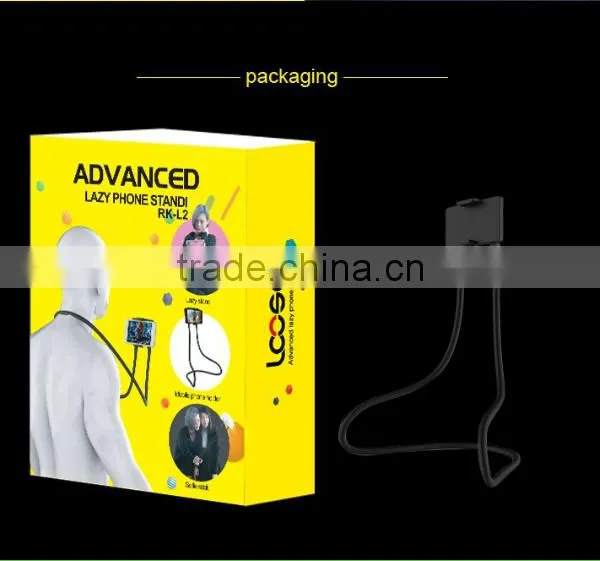 2017 New Creative Neck Wearable Phone Holder For Personal Leisure/Driving Use , Universal Adjustable Mobile Phone Stand Holder photo-6