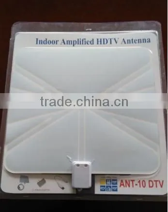 Factory Cheap Amplified Digital Indoor TV Antenna, 50miles Range ATSC TV Antenna, Wholesale Indoor TV Antenna High Gain UHF photo-6