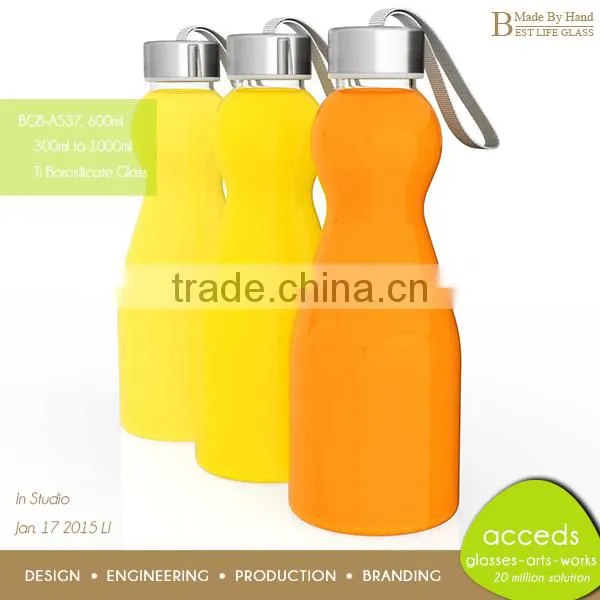 Cheap Small Handmade Airtight Glass Juice Bottle photo-5