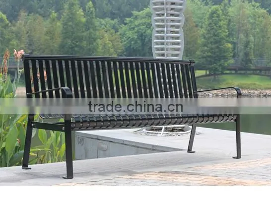 Arlau Outdoor Steel Iron Benches for Public Park photo-5