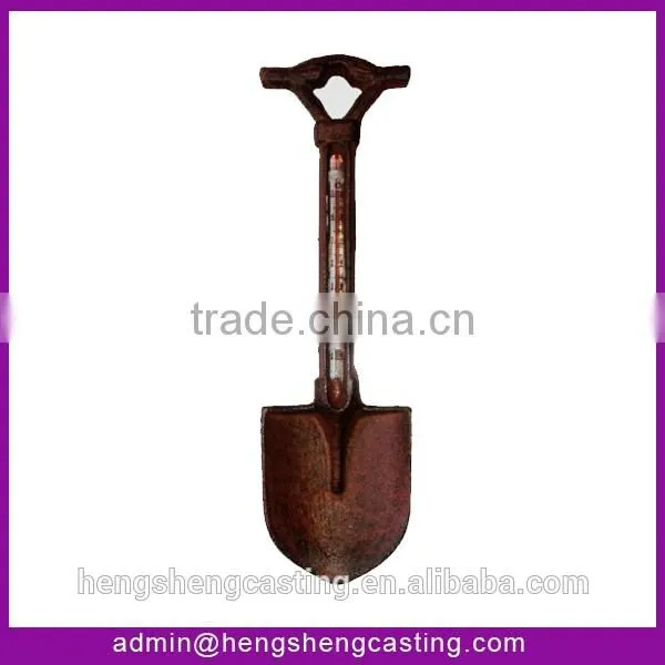 Home Decor Cast Iron Shovel Type Thermometer