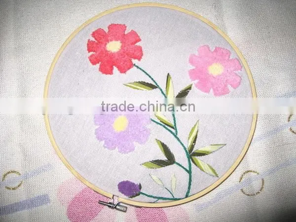 New Products Eco Friendly Circle Round Bamboo Embroidery Frames Loop Embroidery Hoop for Promotional Gifts Made in China photo-2