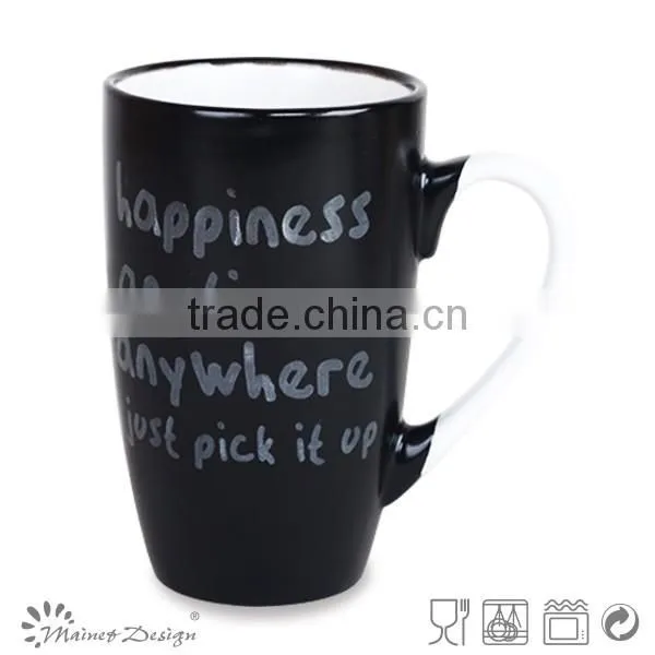 Stoneware Coffee Mug With Words Ceramic Mug photo-2