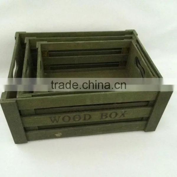 China Supplier Antique Natural Wood Fruit Box Wholesale photo-4