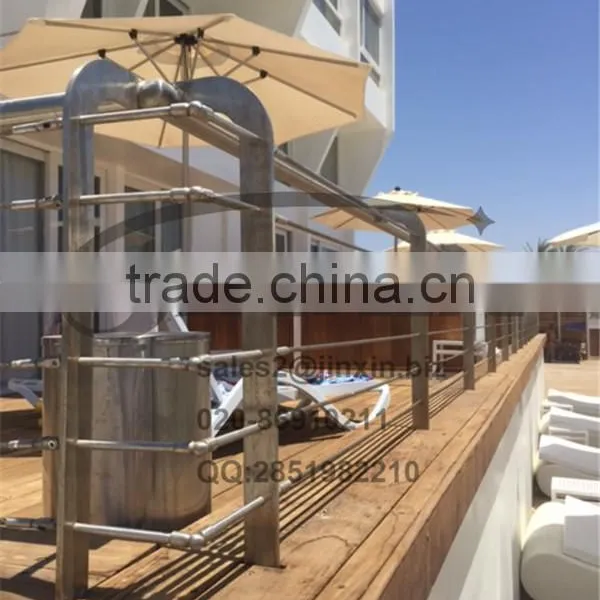 JINXIN Luxury Stair Railing Wire Rope Cable System Railing_handrails for Outdoor Steps Stainless Steel Railings photo-4