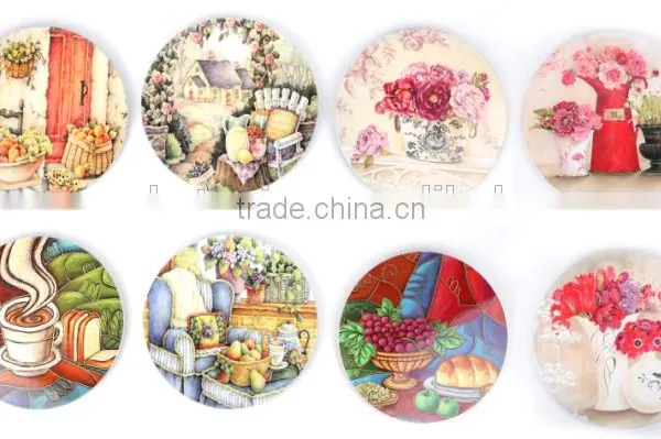1pc Porcelain Wall Plaque With Rope photo-2