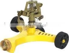 WD33010, die cast zinc impact sprinkler with zinc base