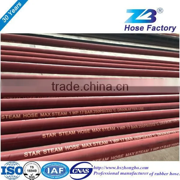 High Temperature High Pressure Red EPDM Rubber Steam Hose photo-5