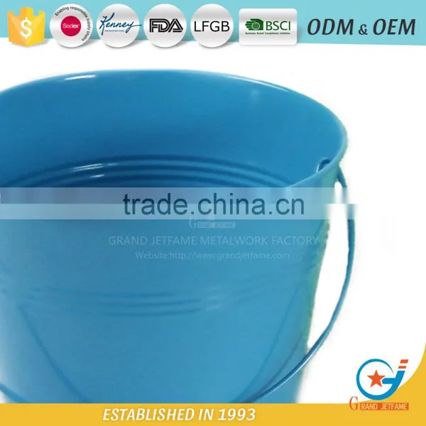 Garden Unique Powder Coated Metal Colorful Flower Pots Colorful Plant Pots photo-4