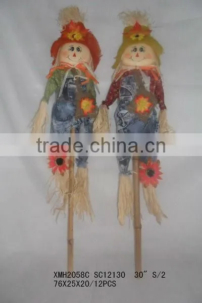 Straw Havest Outdoor Scarecrow photo-3