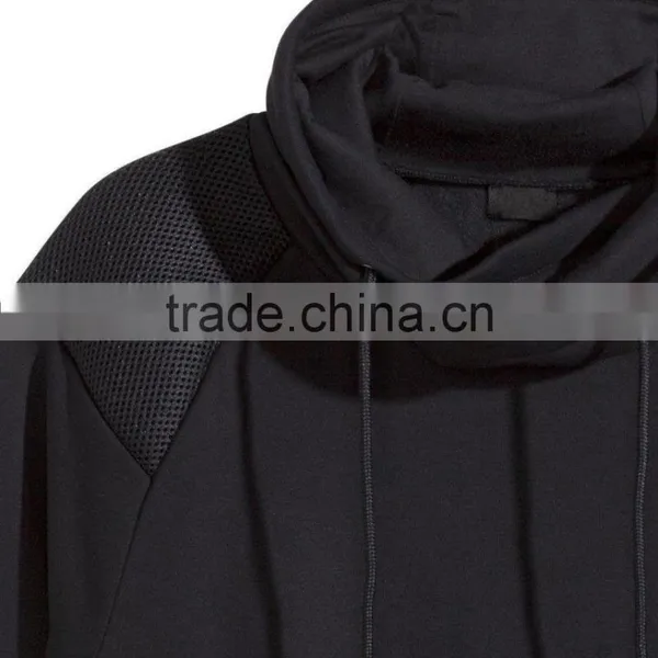 Custom Hooded Sweatshirt, Chimney Collar Sweatshirt photo-4
