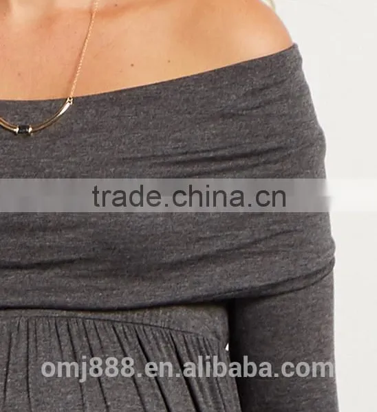 Maternity Wear Women Evening Cowl Neck Maxi Dress photo-5