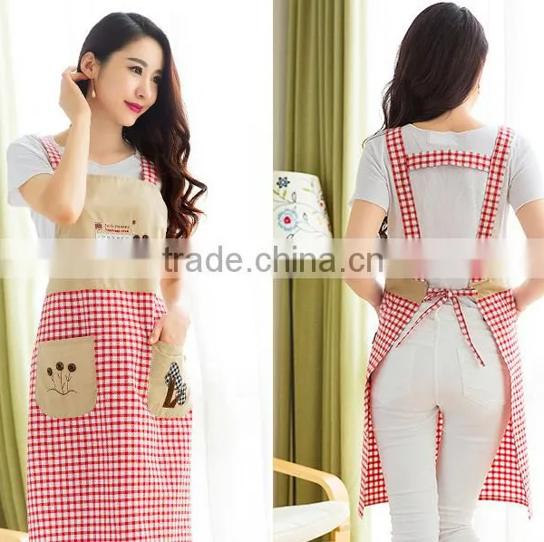 Home Long - Sleeved Home Outside the Custom - Made Cotton Gowns Adult Advertising Promotions Coffee Shop Manufacturers Wholesale photo-3