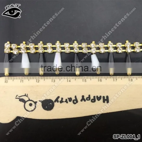 New Design A Grade Glass Rhinestone Cup Chain for Decorations photo-2