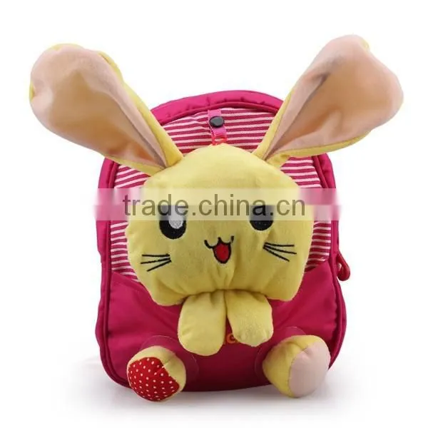 Korea Style Cartoon Animal Doll Kindergarten School Kids Backpacks photo-5