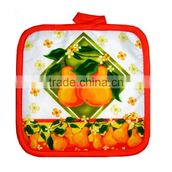 Heat Resistant Promotional Pot Mitt 100% Cotton Pot Holder For Kitchen photo-6