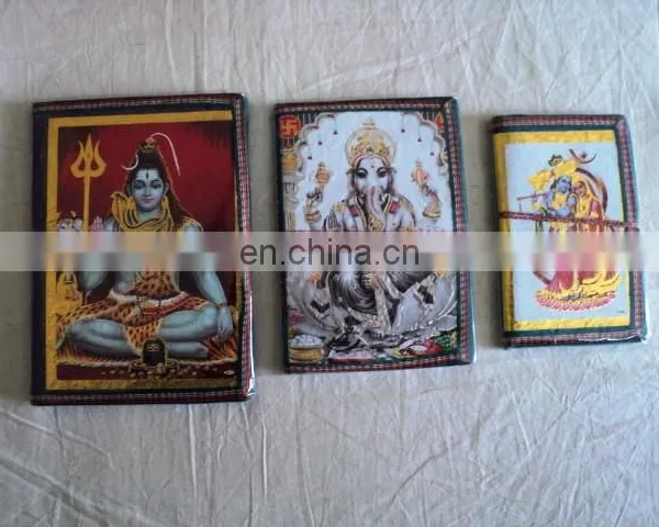 INDIAN GODS PRINTED PAPER NOTEBOOKS SET OF 3 PCS SET photo-3