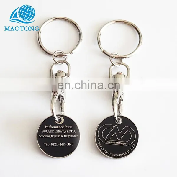 2017 Hot Sale Cheap Custom Newest Soft Enamel Metal Trolley Tokens Coin