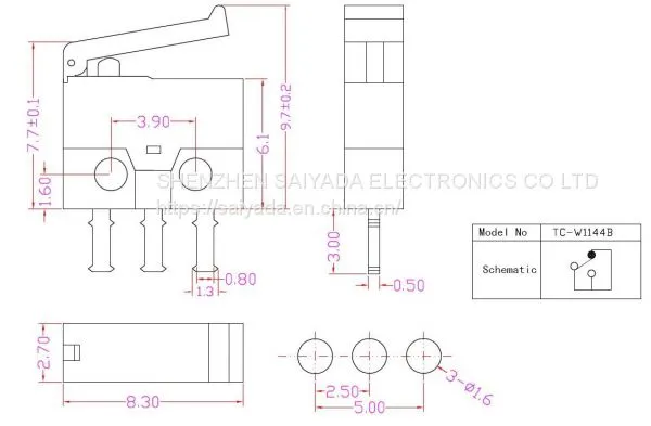 Micro Switches TC-W1144B photo-2