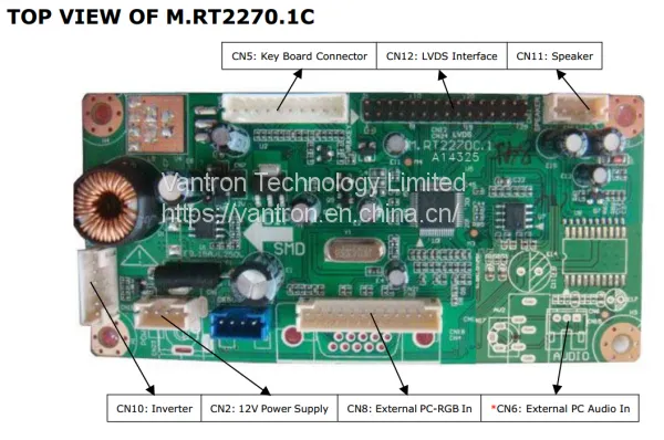M.RT2270C.1 LCD Display Controller Board With VGA Terminal photo-2