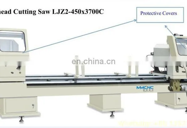 Double Mitre Aluminum Window Cutting Saw,Aluminum Window Process Machine Supplier -45/+45 /90 Angle photo-7