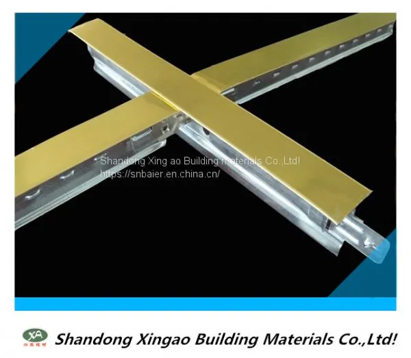 Gold-Plated Surface, T-Grid/Bar With White Bottom Center Line, Export to Vietnam.