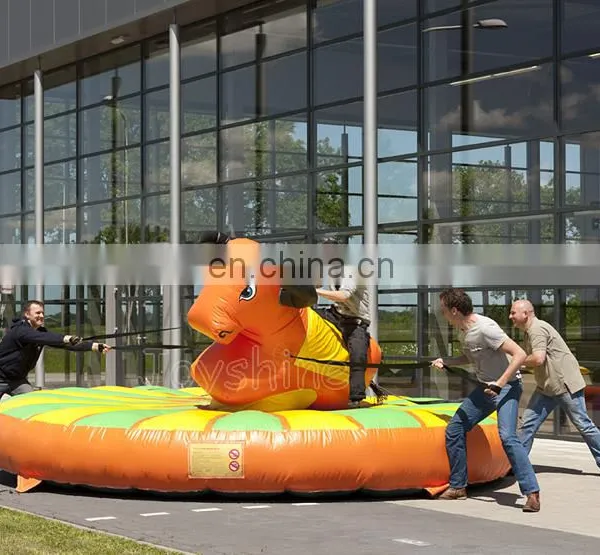 Interactive Adult Inflatable Carnival Game Pull Riding Rodeo Games Sports photo-4