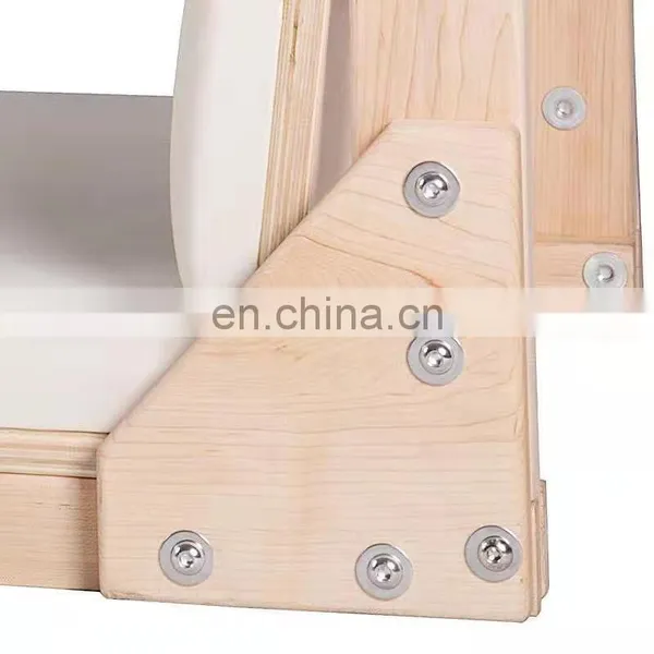 2020 Hot Sale Commercial Gym Studio Classic New Household Pilates Reformer Machine White Maple Wood Pilates Ladder Barrel Yogo photo-5