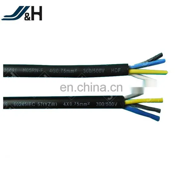 Резиновый кабель H05RN-F с сертификатом VDE