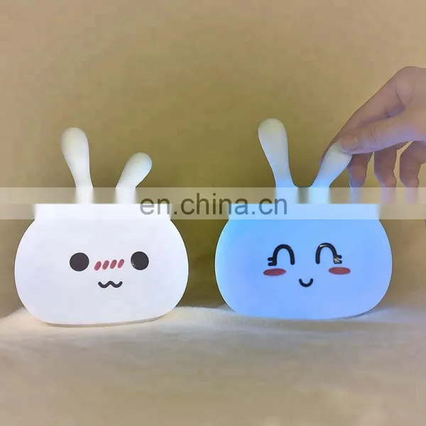 Popular Bedside Lamps Usb Silicone Rechargeable Led Light Light for Kids photo-4
