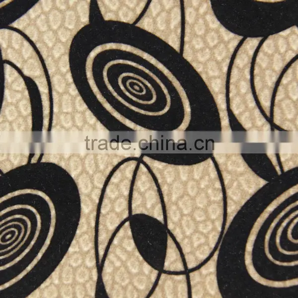 Jiashan Flock on Flock Fabric Sofa Fabric Chinese Manufacturer photo-3