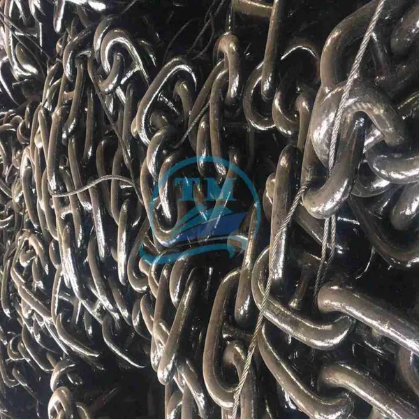 Black Coated Small Anchor Chain12.5-38mm Galvanized Marine Chain photo-2