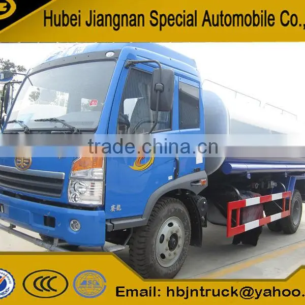 8cbm FAW Water Delivery Truck For Sale