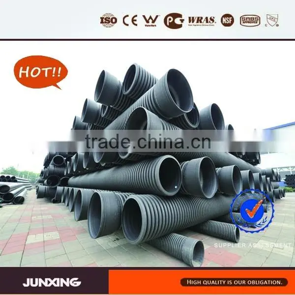 JunXing Brand Hdpe Corrugated Pipe for Sewage photo-2