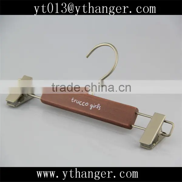 CY-663 Little Children Wooden Hanger Cute Boys Clothes Hanger With Girl Dress Hanger Supplier's Choice photo-3